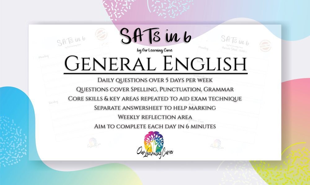SATs in 6 General English pack